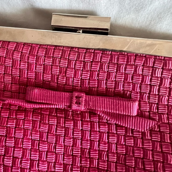 THE SAK CLUTCH/PURSE WOVEN PINK FABRIC - Picture 4 of 11